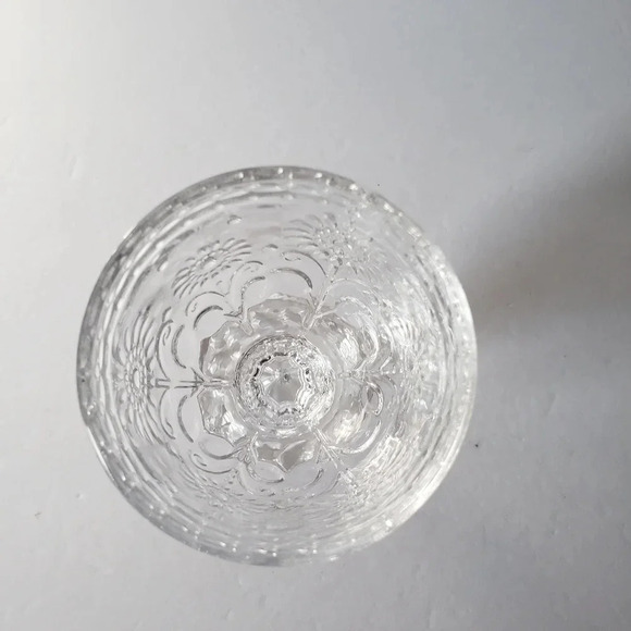 Kirkland Clear Glass Sunflower Wine/water Goblets Set Of 4 6.5inc 10oz - Picture 9 of 10